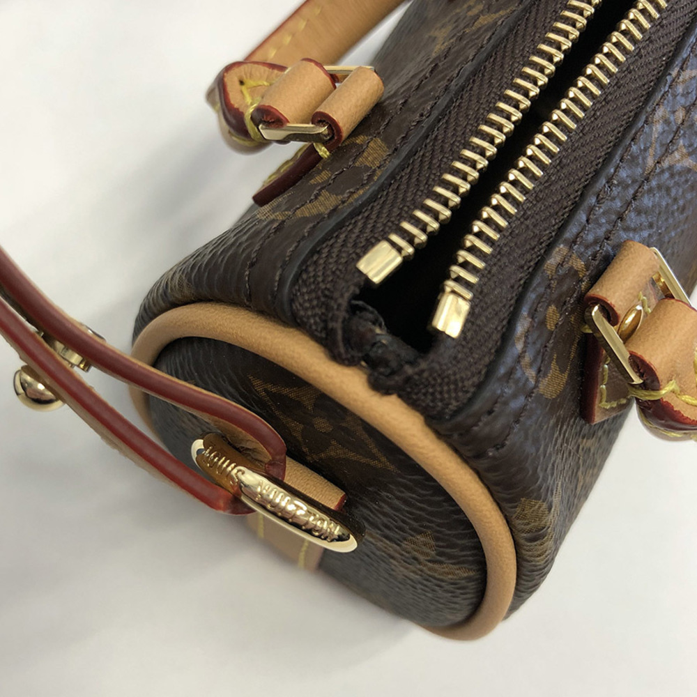 Louis Vuitton Bijou Sac Micro Speedy Bag Charm Monogram Brown - Picture 6 of 7